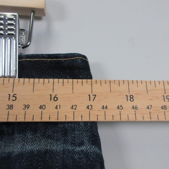 Lucky Brand 412 Athletic Slim Jeans Men 33x30 Blue Cotton Denim Distressed 710 - Picture 10 of 14